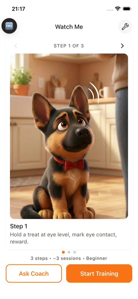 Screenshot of the Bubbas progress tracker